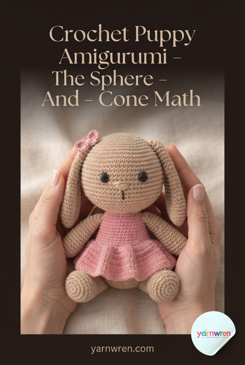 Crochet Puppy Amigurumi - The Sphere - And - Cone Math